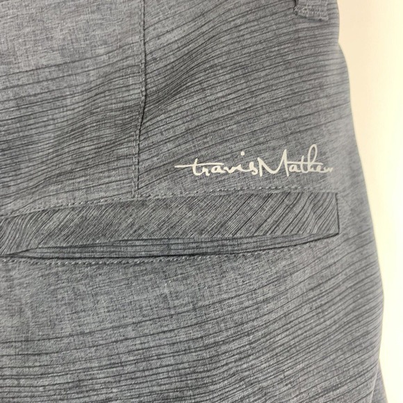 Travis Mathew Shorts Mens 30 Tepic Gray Prestige 777 Performance Golf Tech New - Picture 6 of 13